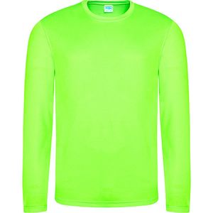 Unisex T-shirt met lange mouwen Cool T 'Electric Green' - XL