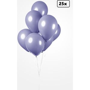 25x Ballon lila 30cm - Festival feest party verjaardag landen helium lucht thema