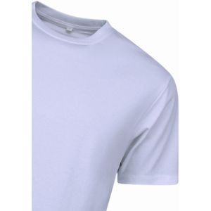T shirt Heren Oversized - Effen T-shirt Blanco - 6530 - Wit