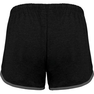 PROACT® Dames sportshort PA1021 - Black / Grey Heather - XS