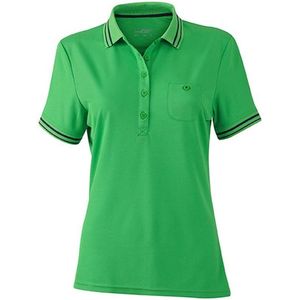 James and Nicholson Dames/dames Poloshirt (Groen/koolstof Grijs)