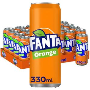 Fanta Orange smal blik 24x330 ml NL