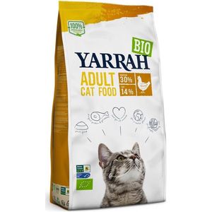 6x Yarrah Bio Kattenvoer Adult Kip 800 gr