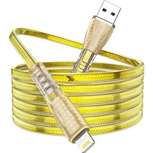BOROFONE Usb To Lightning Cable BU31 - USB NAAR Lightning Kabel - 2.4A 1m Geschikt voor iPhone GOUD