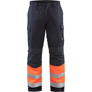 Blaklader Multinorm winterwerkbroek 1869-1513 - Marineblauw/Oranje - C46