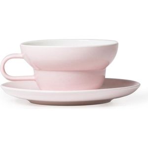 ACME Bibby kop en schotel  - Rose (licht roze) - 250 ml - thee kopje - porselein servies