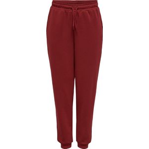 Only Play Only Play High Waist Joggingbroek  Broek - Vrouwen - donker rood