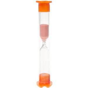 Zandloper - badkamer douche - spelletjes timer - oranje - 3 minuten