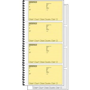 Sigel terugbelboek zelf kopiërend - Expres - met spiraal - 2x40 vel - SI-30260