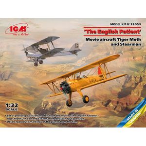 1:32 ICM 32053 The English Patient Movie Aircraft Tiger Moth - Stearman Plastic Modelbouwpakket