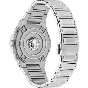 Versace Greca Extreme Chrono VE7H00423 Horloge - Staal - Zilverkleurig - Ø 45 mm