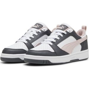 PUMA Rebound v6 Low Unisex Sneakers - Strong Gray-Mauve Mist-PUMA White - Maat 37