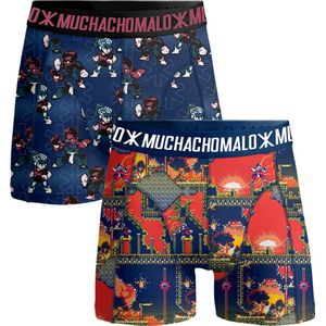 Muchachomalo-2-pack onderbroeken voor mannen-Elastisch Katoen-Boxershorts - Maat XL