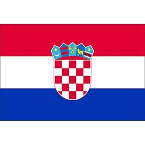 Kroatische vlag, vlag van Kroatie 90 x 150