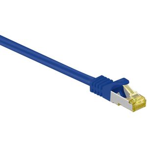 S/FTP CAT7 10 Gigabit netwerkkabel / blauw - LSZH - 0,50 meter