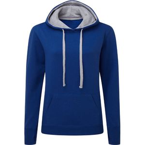 Kobalt BLauw / Grijs Unisex Hoodie merk SG maat M