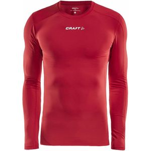 Craft Pro Control Compression Long Sleeve 1906856 - Bright Red - 3XL