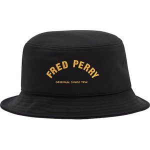 Fred Perry Hoed - Maat L  - Mannen - zwart/goud