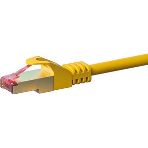 Danicom CAT6 S/FTP (PIMF) patchkabel - 3 meter geel - netwerkkabel - internetkabel - UTP kabel - RJ45 - 1000 mbit/s