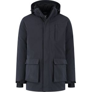 Travelin' Rasmus Heren Winterjas - Waterdicht en Winddicht Parka - Donkerblauw - Maat L