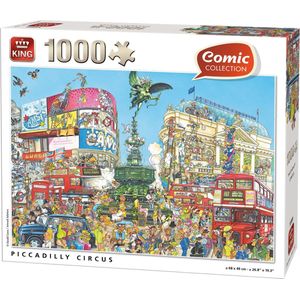 King Legpuzzel Piccadilly Circus (1000 Stukjes, Comic Collection)