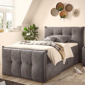 Emob - Boxspring Tivoli - 120x200 - Taupe