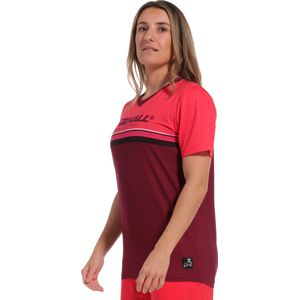 Rehall LOISA-R Dames Fietsshirt Korte Mouw Rood XXL - Mountainbike Shirt - Sportshirt