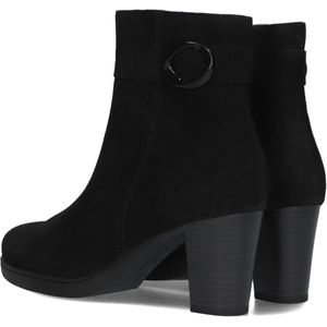 Gabor 083 Enkellaarsjes - Enkelboots met rits - Dames - Zwart - Maat 36