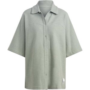 Adidas Lng Lw T-shirt Met Korte Mouwen En V-hals Groen S Vrouw