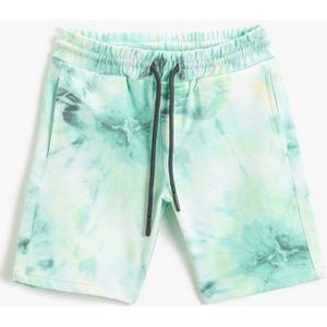 Koton Normale taille Direct Tie-dye short met tailleband en zakken