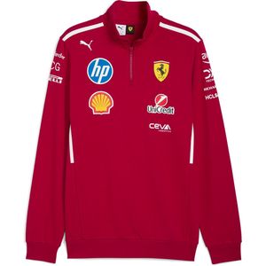 Ferrari Teamline 1/2 Zip Trui 2025 XXL - Lewis Hamilton - Charles LeClerc - Formule 1