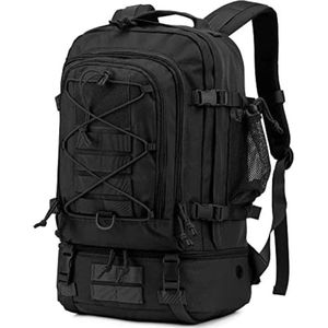 Militaire rugzak - Leger rugzak - Tactical backpack - Leger backpack - Leger tas - 30D x 18B x 45H cm - 28L - Zwart