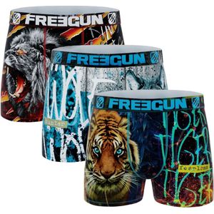 Freegun jongens boxershorts microvezel | 3-pack | MAAT 152/164 | Trio Wild