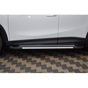 CX-5 Treeplanken Zilver geborsteld geannodiseerd