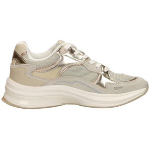 Mexx Racoon Phoeby Sneakers Laag - Goudkleur - Maat 39