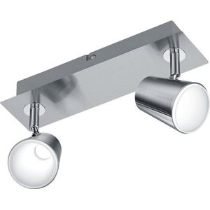 TRIO Leuchten Spot Coupe 2 - Plafond spot - 2 lichts - L 310 mm - staal