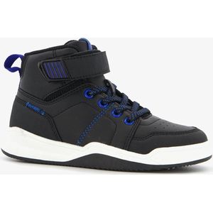 Blue Box hoge jongens sneakers zwart/blauw - Maat 24 - Uitneembare zool