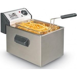 Fritel Turbo SF 3505 Eén/Onafhankelijk Roestvrij staal - Friteuse - Zilver