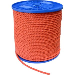 Brotuflex Touw PP, 14 mm. x 100 m. oranje