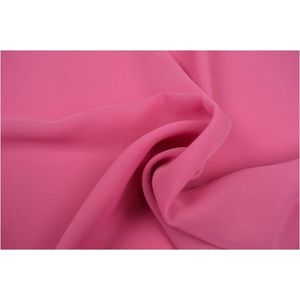 50 meter chiffon stof - Roze - Voile - Vitrage - 150cm breed
