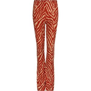 Lofty Manner Broek Trouser Marilyn Pg32 784 Logo Zebra Print Dames Maat - S