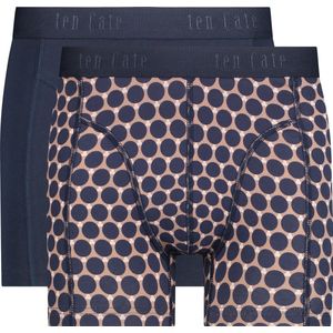 TEN CATE Basics men shorts (2-pack) - heren boxers normale lengte - meerkleurig dessin - Maat: S