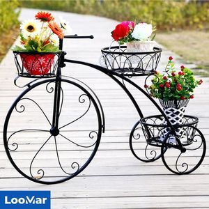 LooMar Plantenrek – Plantentafel – Plantenstandaard / Plantenhouder – Voor Binnen en Buiten - Ijzer