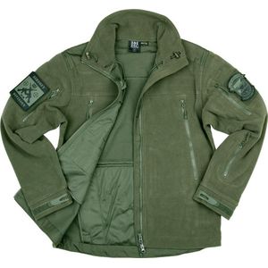 101 INC - Heavy duty fleece vest (kleur: Groen / maat: S)