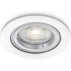 Home Sweet Home - Moderne Inbouwspot Maestro - Aluminium - 9.4/9.4/3,2cm - Rond - draaibaar en kantelbaar - Plafondspot gemaakt van metaal - geschikt voor GU10 lichtbron