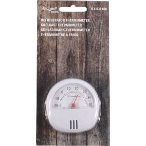 Kitchen Tools | Koelkast - Thermometer - Kunststof - Bereik Van -20 t/m 50 - 6 x 5,5 cm