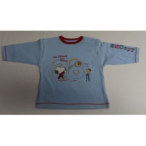 Trui - T-Shirt met lange mouw - Bleek blauw - Snoopy Coach - 6 maand 68