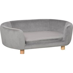 Nancy's Adams Pond Pet Sofa - Grijs - Hollands, Fluweel, Spons - 33,85 cm x 21,65 cm x 12,99 cm