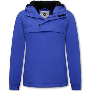 Jas Over je Hoofd - Anorak Winterjas - Blauw