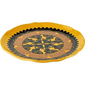 Rebel outdoor dessert plate 22 cm geel